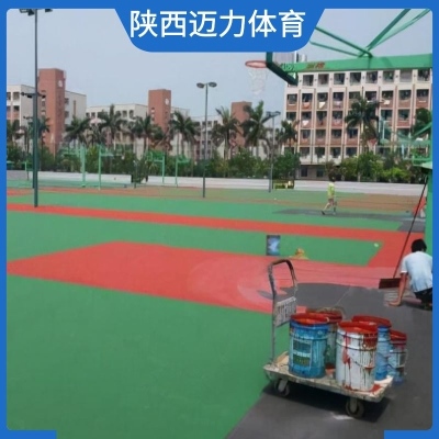 籃球場施工