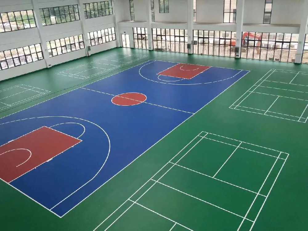 西安籃球場施工工廠